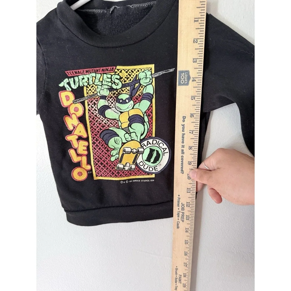 VTG‎ Kids 1991 Mirage Teenage Mutant Ninja Turtles Donatello Crewneck Sweatshirt